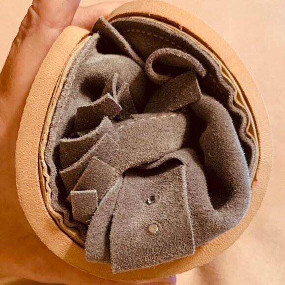 Gray Suede Moccasins Size 9.5 - Picture 8 of 8